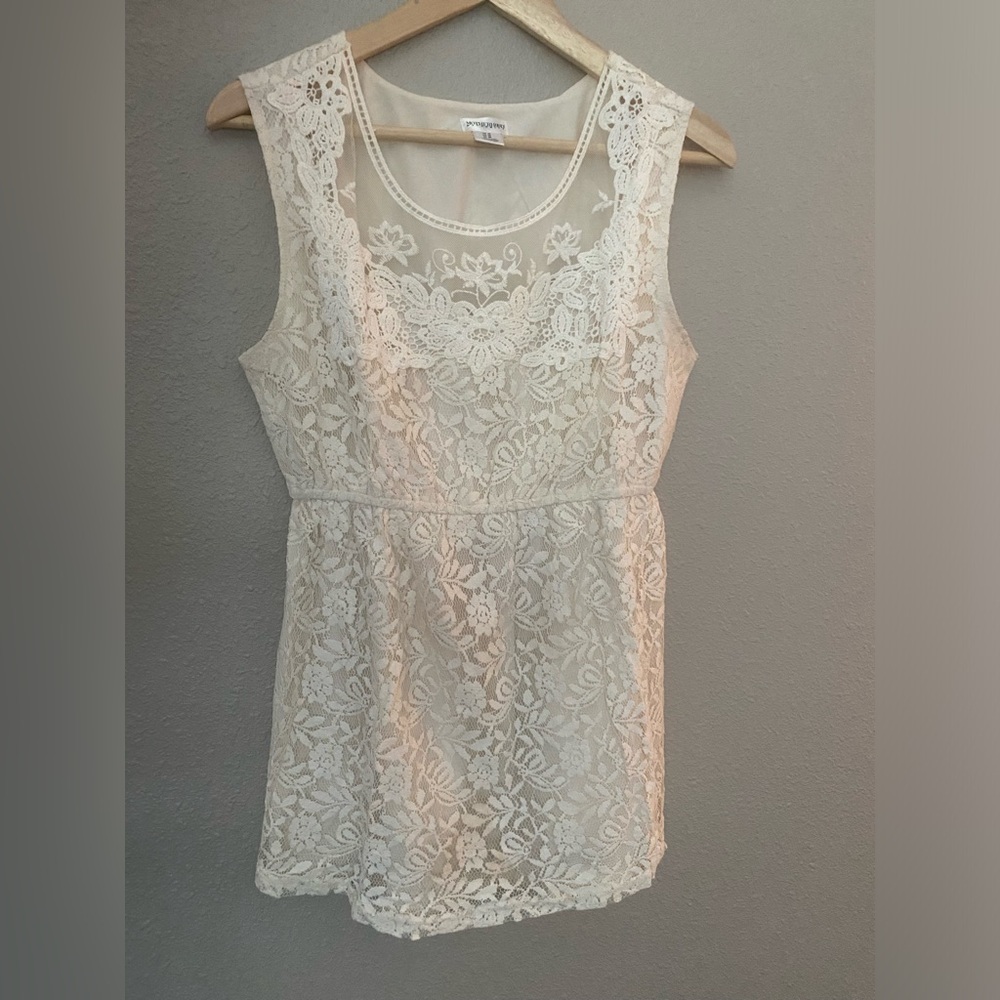 Motherhood Maternity lace tank top